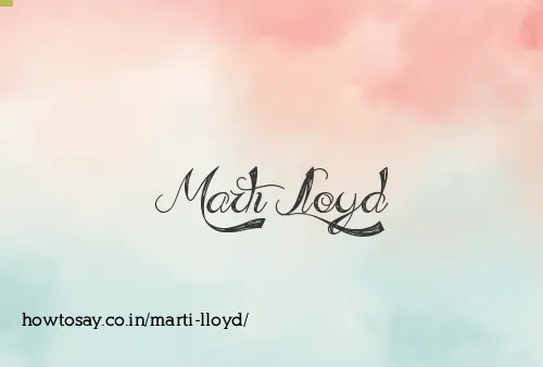 Marti Lloyd