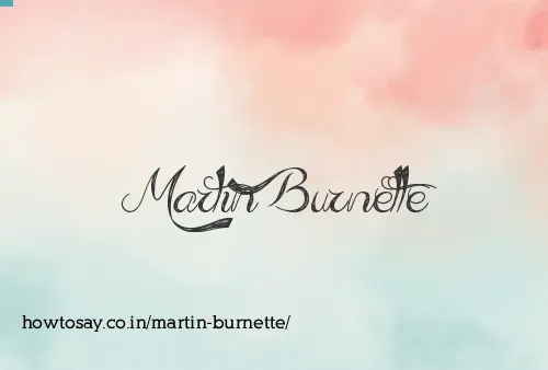 Martin Burnette