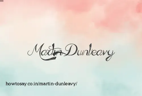 Martin Dunleavy