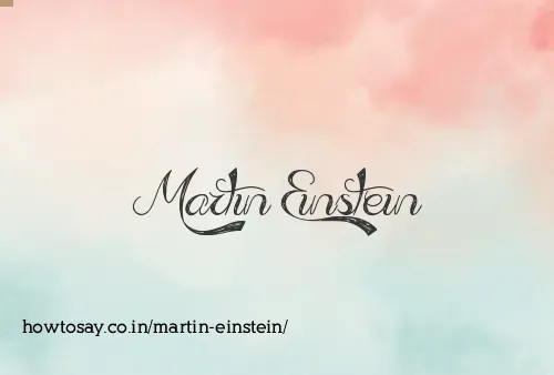 Martin Einstein
