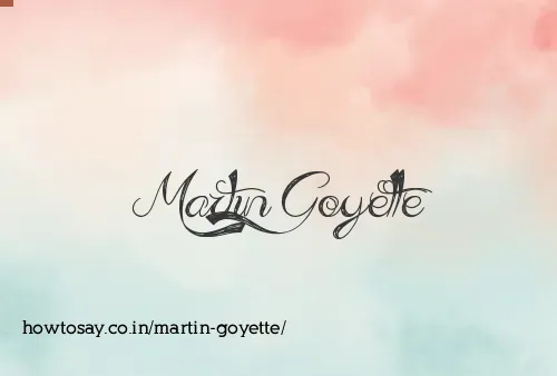 Martin Goyette