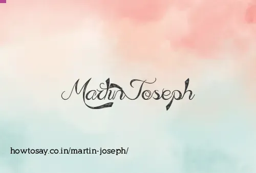 Martin Joseph