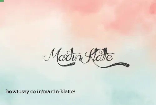 Martin Klatte
