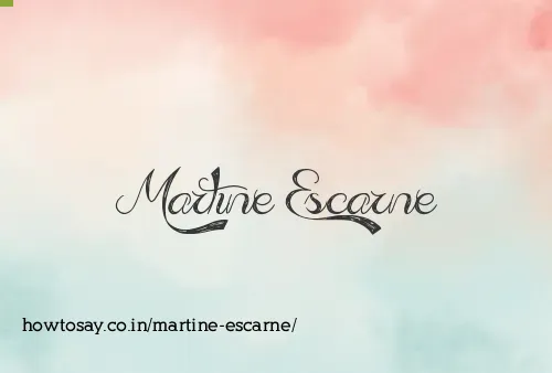 Martine Escarne