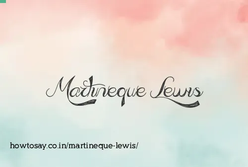Martineque Lewis