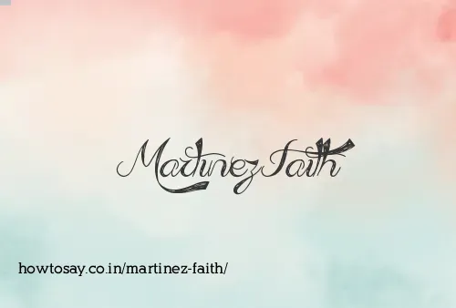 Martinez Faith