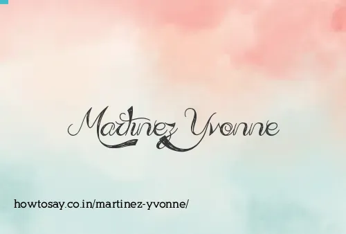 Martinez Yvonne