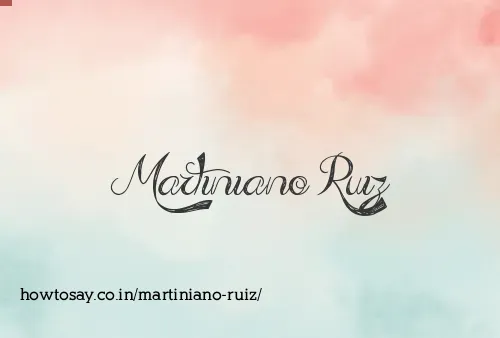 Martiniano Ruiz