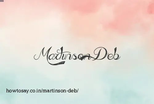 Martinson Deb