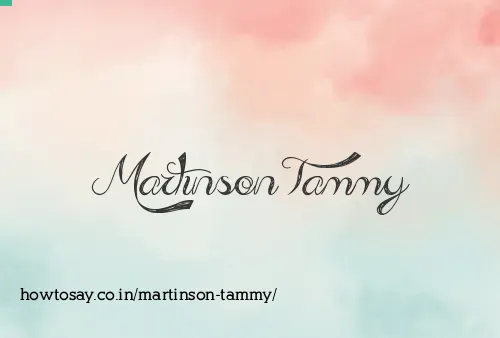 Martinson Tammy