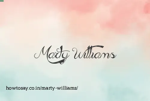 Marty Williams