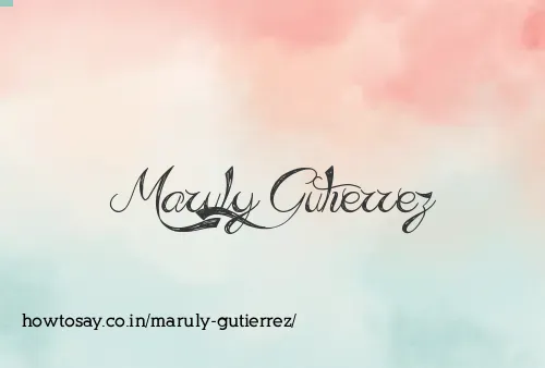 Maruly Gutierrez