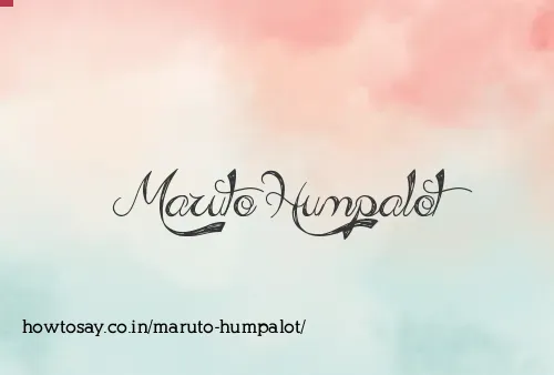 Maruto Humpalot