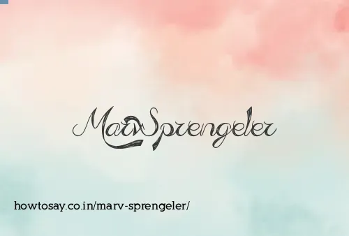 Marv Sprengeler