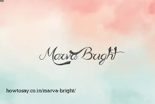 Marva Bright