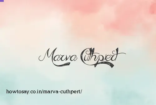 Marva Cuthpert