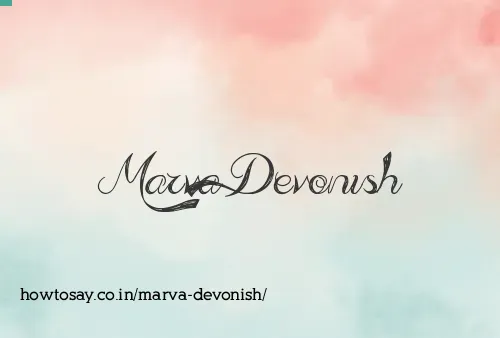 Marva Devonish