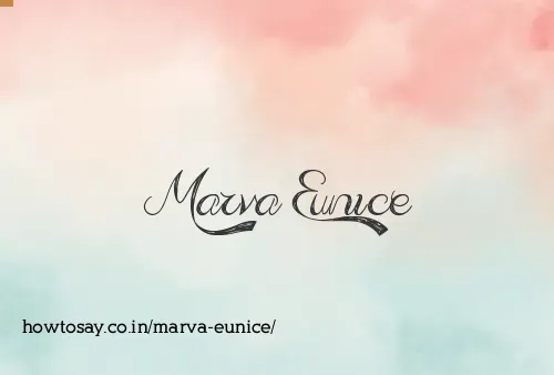 Marva Eunice