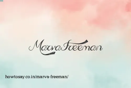 Marva Freeman