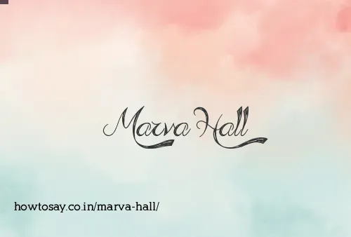 Marva Hall