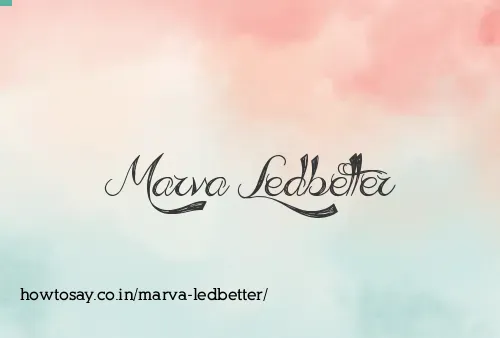 Marva Ledbetter
