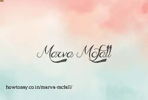 Marva Mcfall