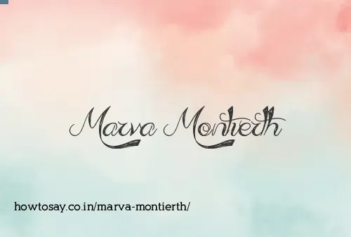 Marva Montierth