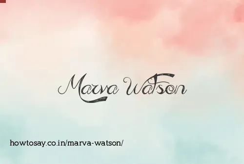 Marva Watson