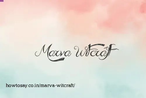 Marva Witcraft