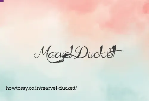 Marvel Duckett