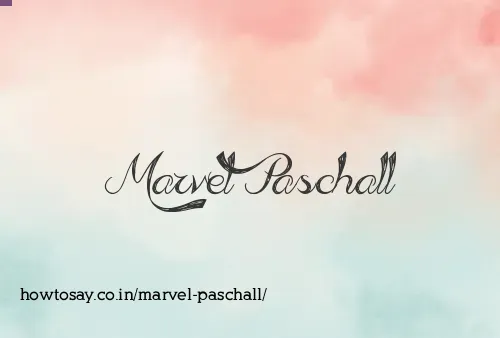 Marvel Paschall