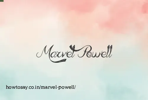 Marvel Powell