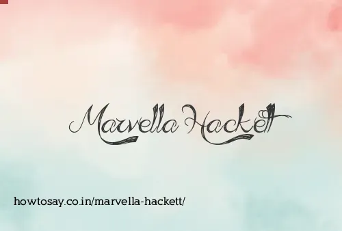 Marvella Hackett