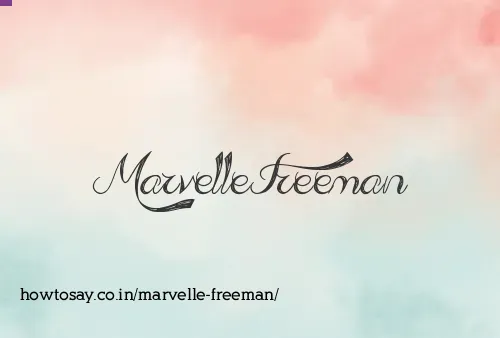 Marvelle Freeman