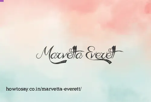 Marvetta Everett