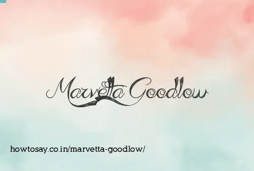 Marvetta Goodlow