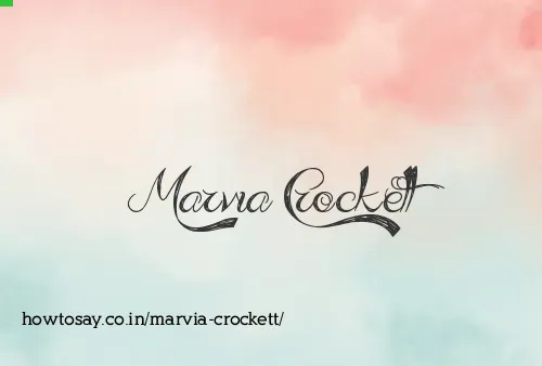 Marvia Crockett