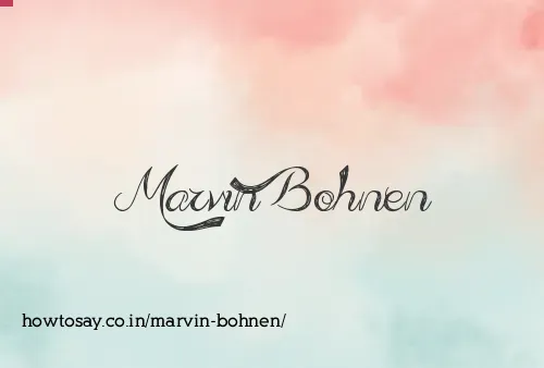 Marvin Bohnen