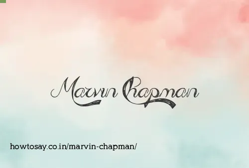 Marvin Chapman