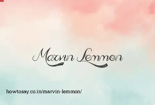 Marvin Lemmon