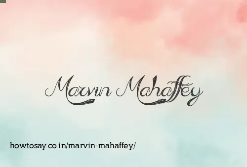 Marvin Mahaffey