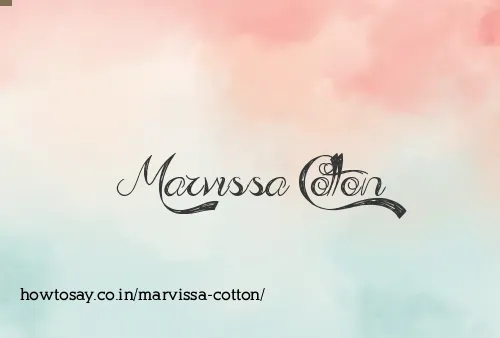 Marvissa Cotton