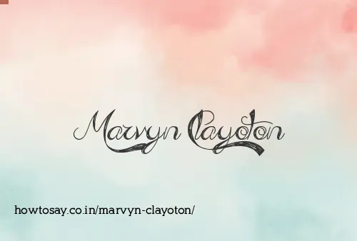 Marvyn Clayoton