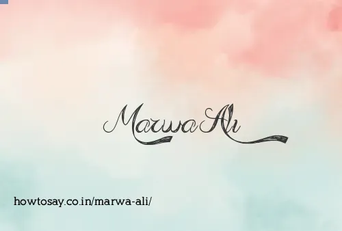Marwa Ali