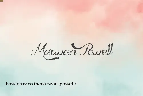 Marwan Powell