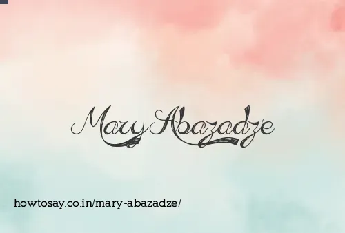 Mary Abazadze