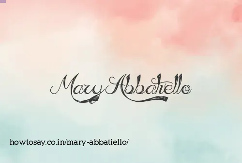 Mary Abbatiello