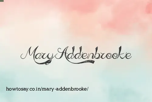 Mary Addenbrooke