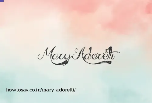 Mary Adoretti