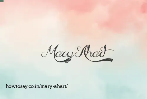 Mary Ahart